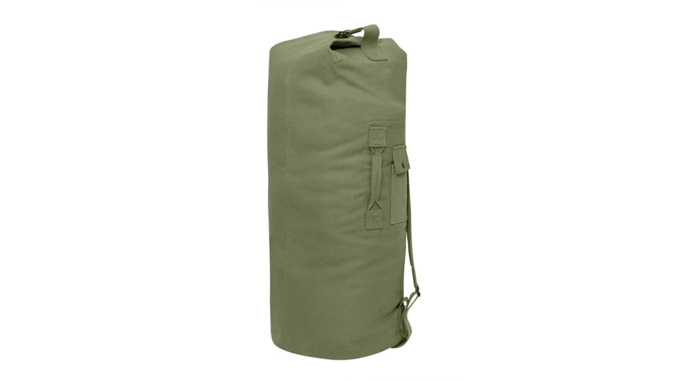 Rothco G.I. Style Canvas Double Strap Duffle Bag, Olive Drab, 3486