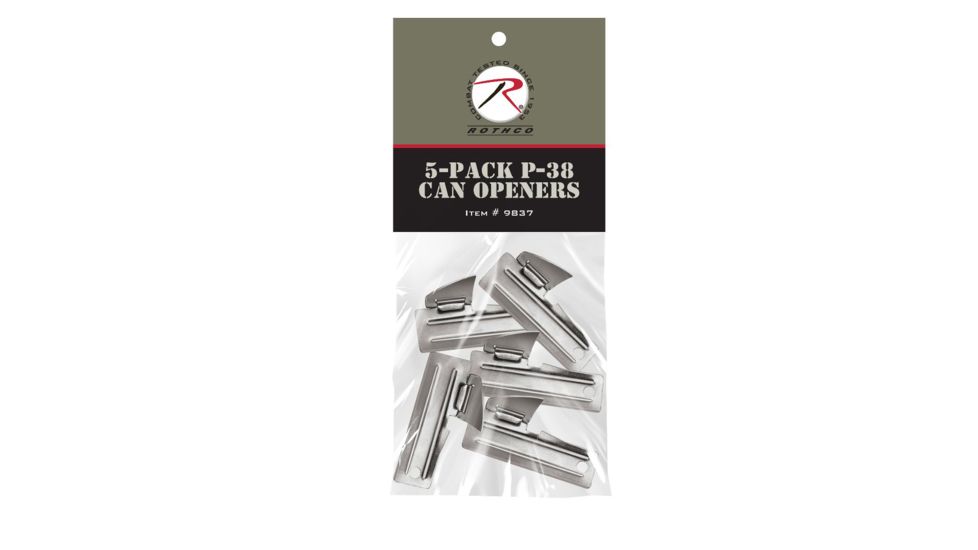 Rothco G.I. Type 5-pack P38 Can Openers, 9837