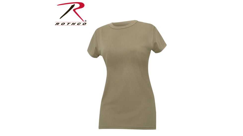 Rothco Longer T-Shirt - Women's, Coyote Brown, Extra Small, 5916-XS
