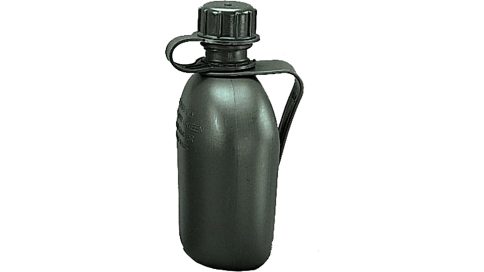 Rothco Genuine G.I 3-Piece Canteen with Clip, 1 qt, Olive Drab, 610