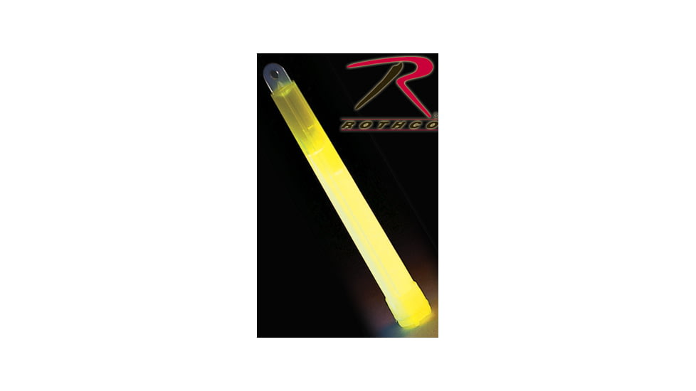 Rothco Glow In The Dark Chemical Lightsticks, Yellow, 710-Yellow
