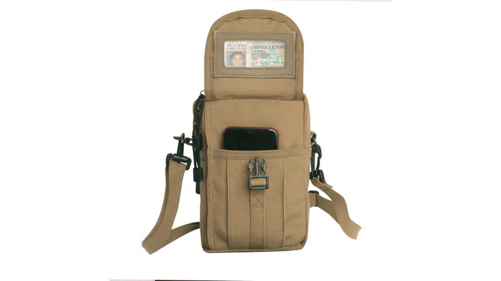 Rothco Heavyweight Classic Canvas Passport Travel Pouch, Coyote Brown, 91460-CoyoteBrown