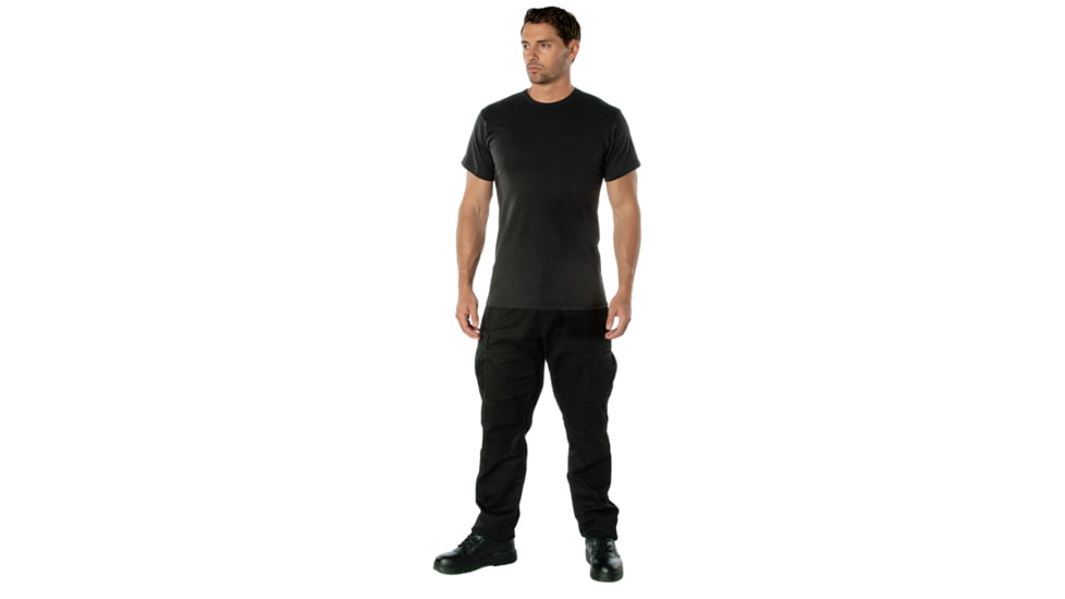 Rothco Heavyweight T-Shirt 5014, Black, M, 50175-Black-M