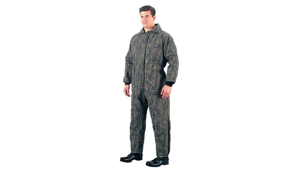 Rothco Insulated Coveralls, Smokey Branch Camo, 3XL, 7083-SmokeyBranchCamo-3XL
