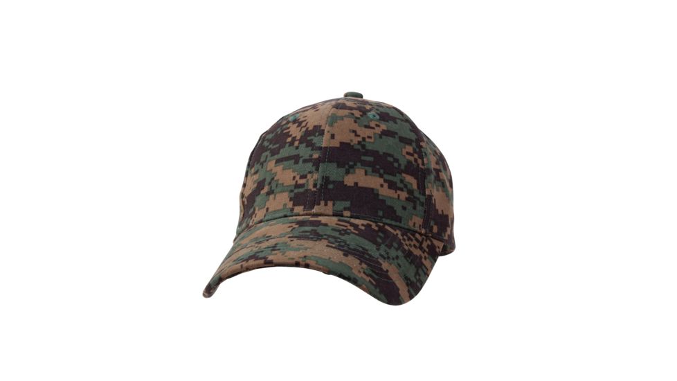 Rothco Kids Camo Low Profile Cap, Woodland Digital Camo, 96007-WoodlandDigitalCamo