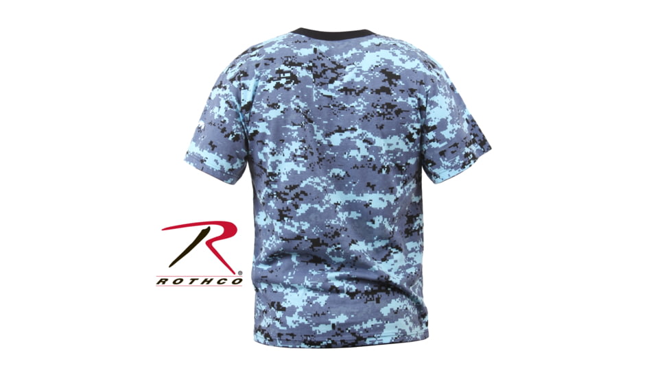 Rothco Digital Camo T-Shirt 5212, S, Heritage Walnut, 61800-HeritageWalnut-S