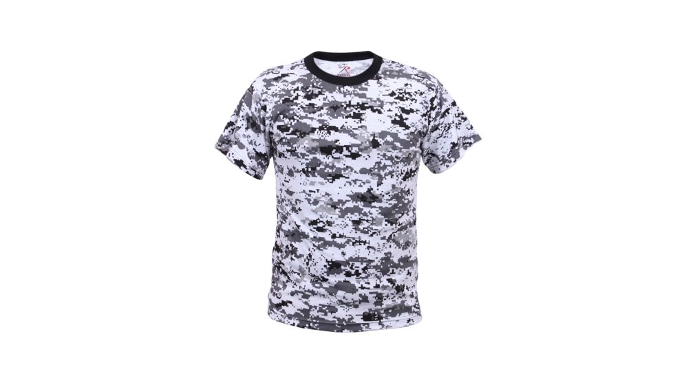 Rothco Digital Camo T-Shirt, City Digital Camo, Small, 5210-CityDigitalCamo-S