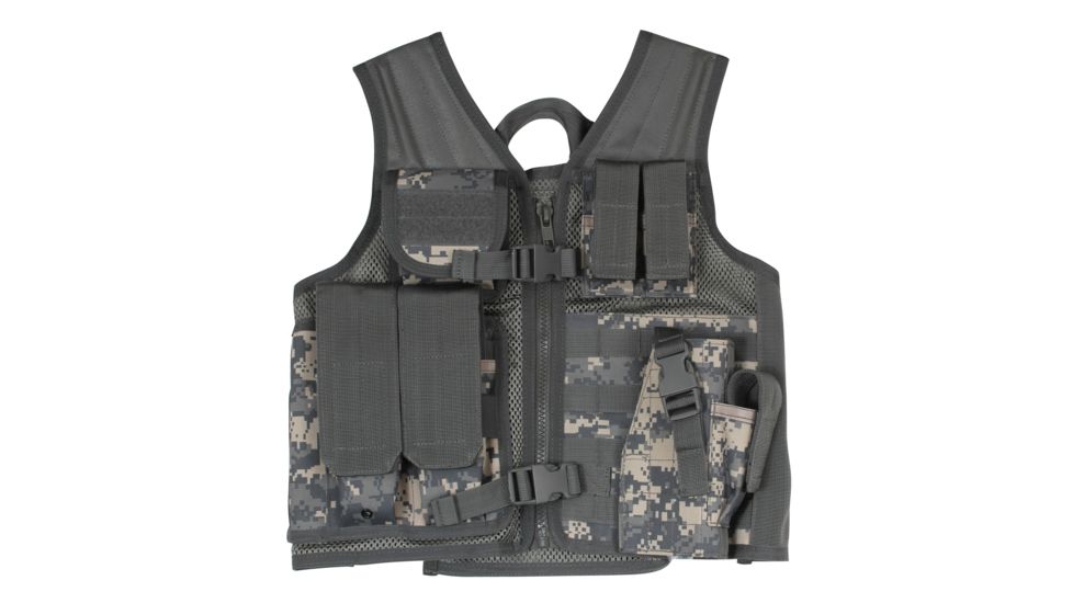Rothco Kids Tactical Cross Draw Vest, ACU Digital Camo, 5598-ACUDigitalCamo