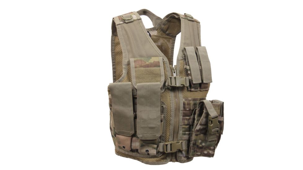 Rothco Kids Tactical Cross Draw Vest, MultiCam, 5384-MultiCam