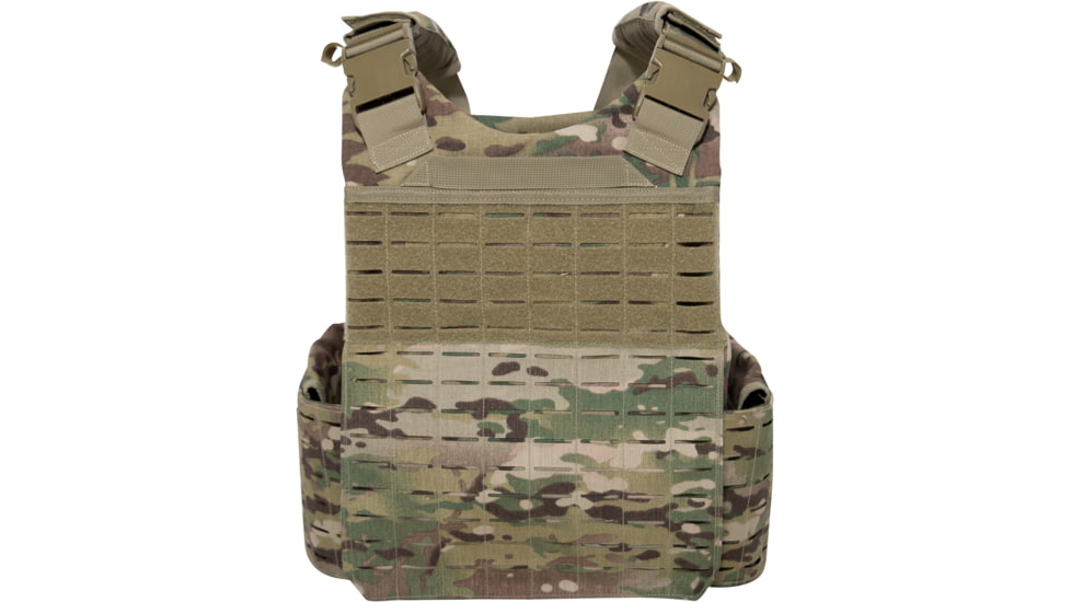 Rothco Laser Cut MOLLE Plate Carrier Vest, MultiCam, Regular, 2734-MultiCam-Regular