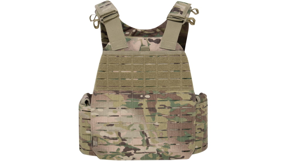 Rothco Laser Cut MOLLE Plate Carrier Vest, MultiCam, Regular, 2734-MultiCam-Regular