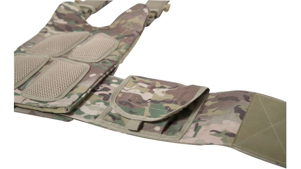 Rothco Laser Cut MOLLE Plate Carrier Vest, MultiCam, Regular, 2734-MultiCam-Regular