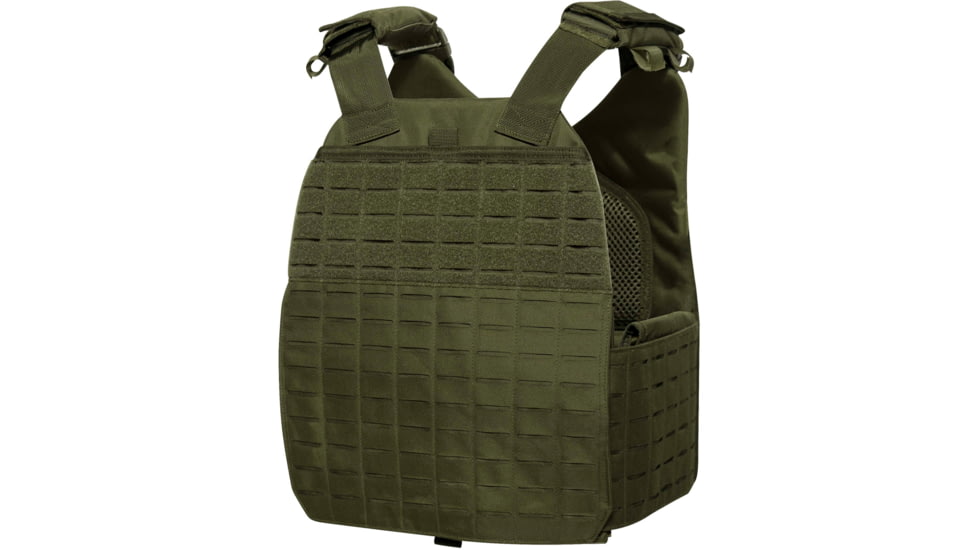 Rothco Laser Cut MOLLE Plate Carrier Vest, Olive Drab, Regular, 3701-OliveDrab-Regular