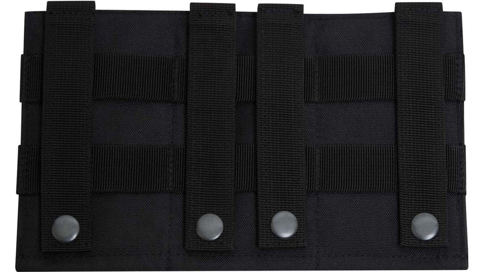 Rothco Lightweight 3Mag Elastic Retention Pouch, Black, One Size, 5956-Black-OneSize