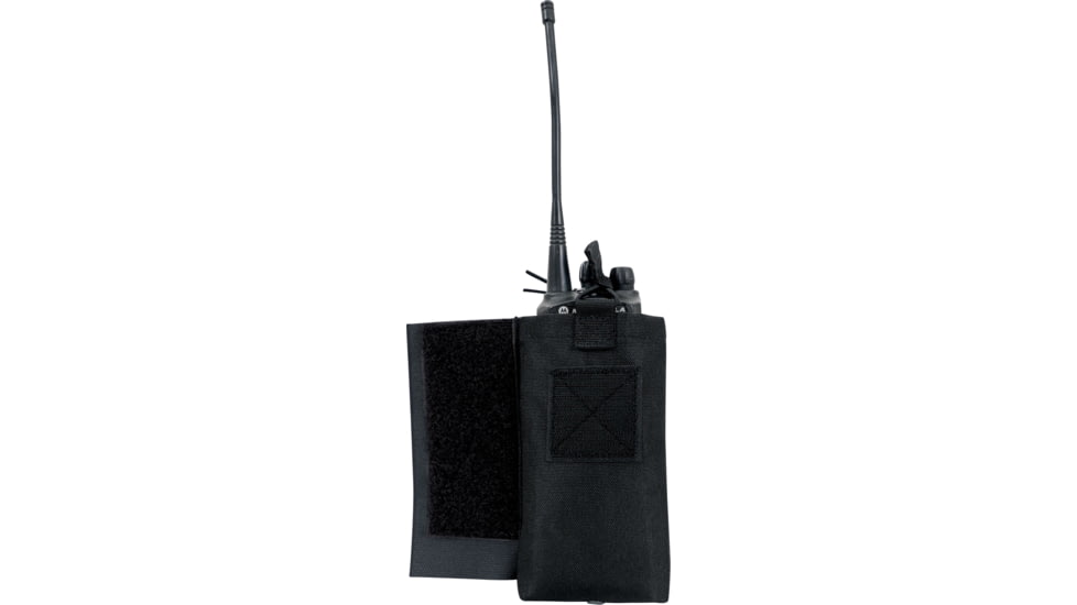 Rothco Lightweight Armor Carrier Vest Side Radio Pouch Set, Black, 5733