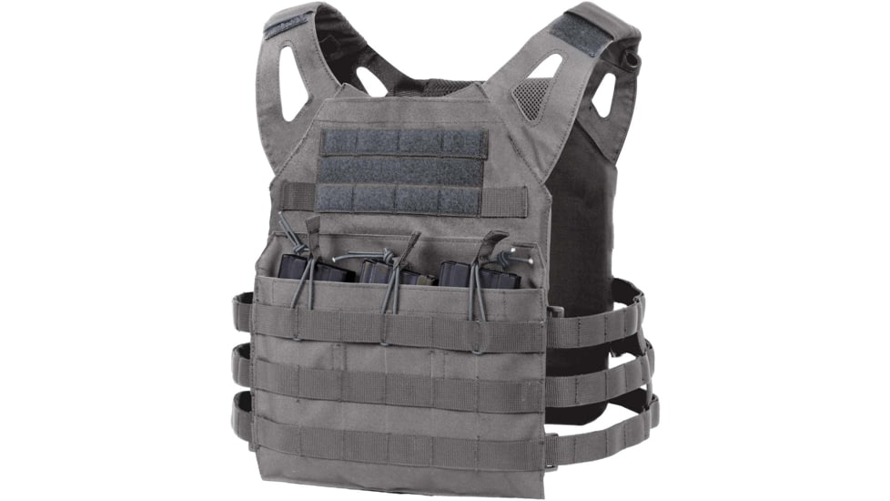 Rothco Lightweight Plate Carrier Vest, Grey, Regular, 55855-Grey-Regular