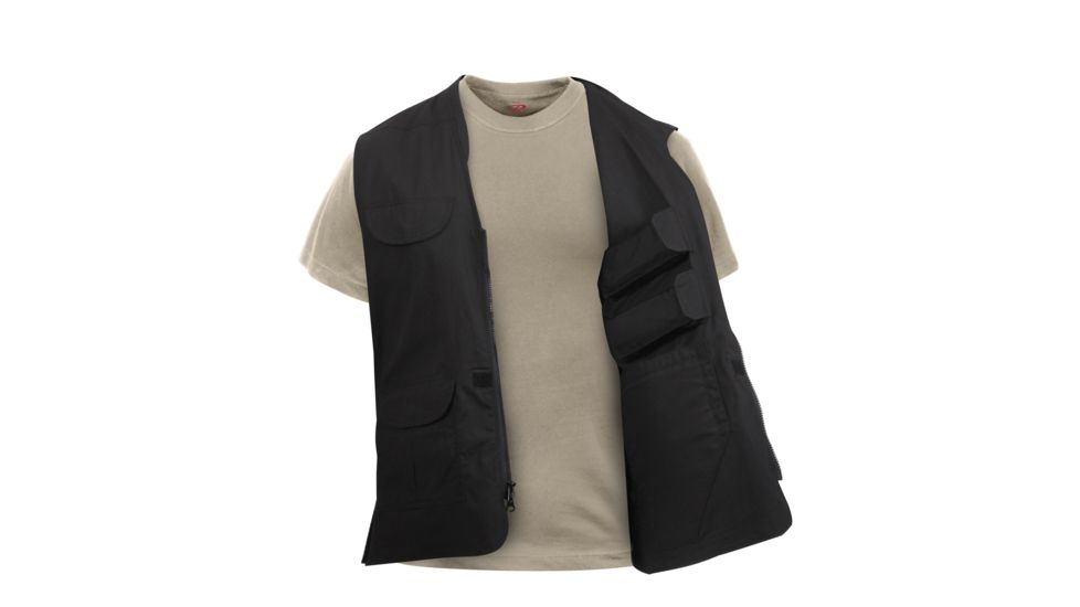 Rothco Lightweight Professional Concealed Carry Vest, Black, L, 86705-Black-L