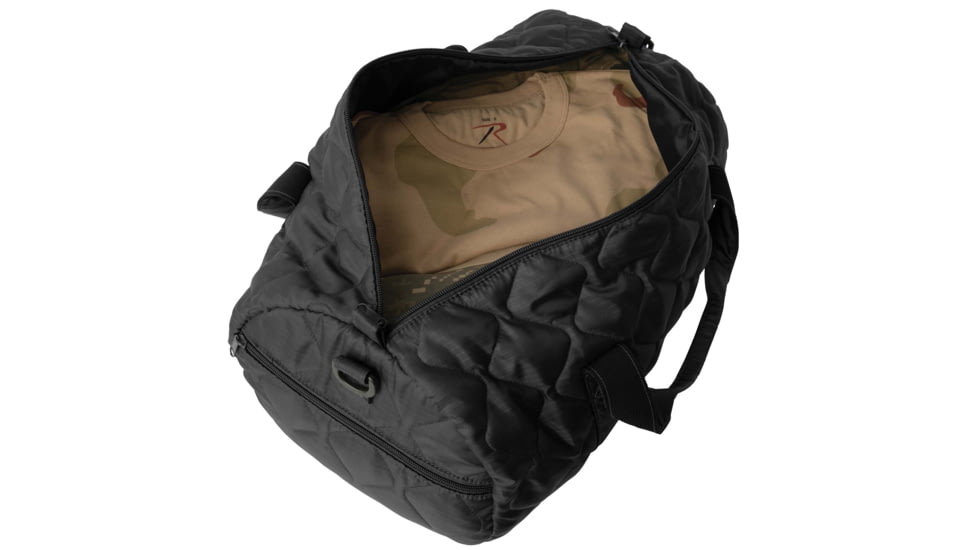 Rothco 22L Lightweight Woobie Duffle Bag, Black, 13820-Black