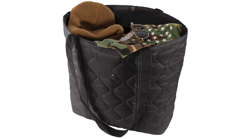 Rothco Lightweight Woobie Tote Bag, Black, 13810-Black