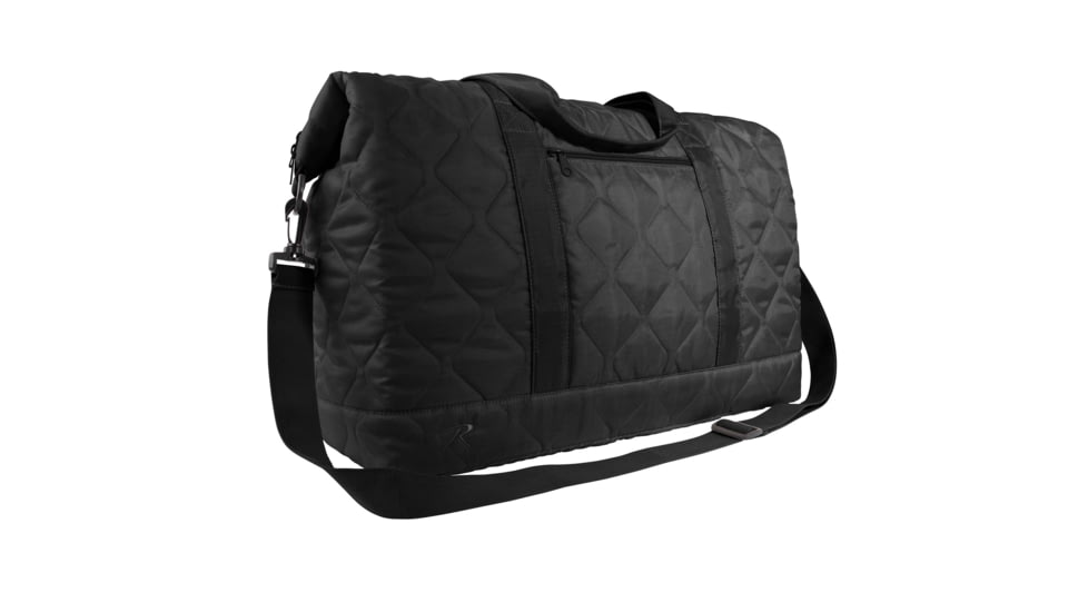 Rothco Lightweight Woobie Weekender Bag, Black, 13840-Black