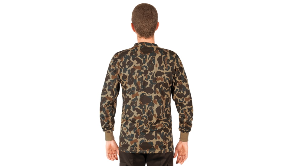 Rothco Long Sleeve Henley T-Shirt - Mens, Fred Bear Camo, Small, 21050-FredBearCamo-S