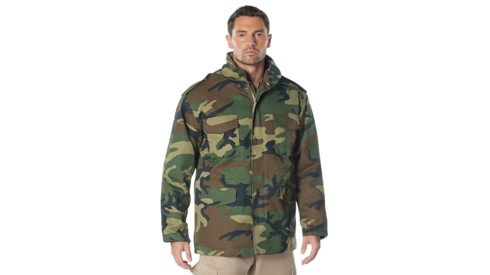 Rothco M-65 Camo Field Jacket, Woodland Camo, 5XL, 8431-WoodlandCamo-5XL