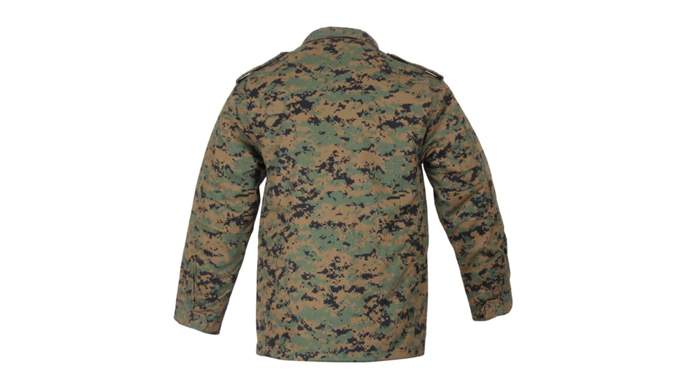 Rothco M-65 Camo Field Jacket, Woodland Digital Camo, Extra Small, 8590-WoodlandDigitalCamo-XS