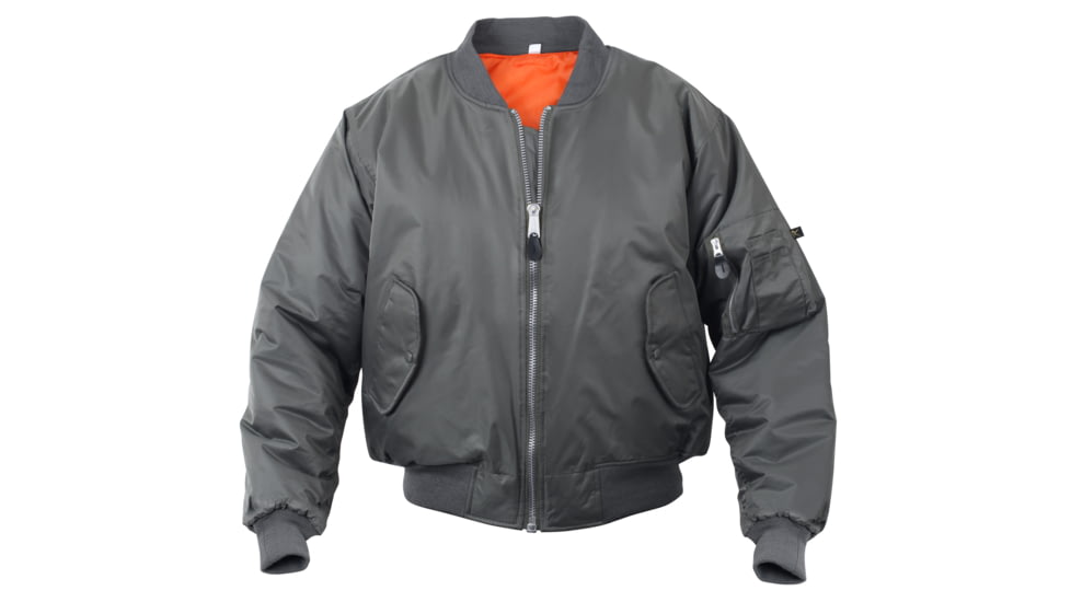 Rothco MA-1 Flight Jacket, Navy Blue, 2XS, 7325-NavyBlue-XXS