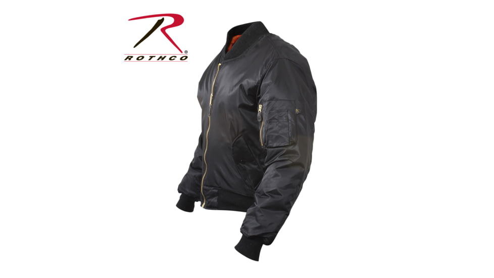 Rothco MA-1 Flight Jacket, Navy Blue, 2XS, 7325-NavyBlue-XXS