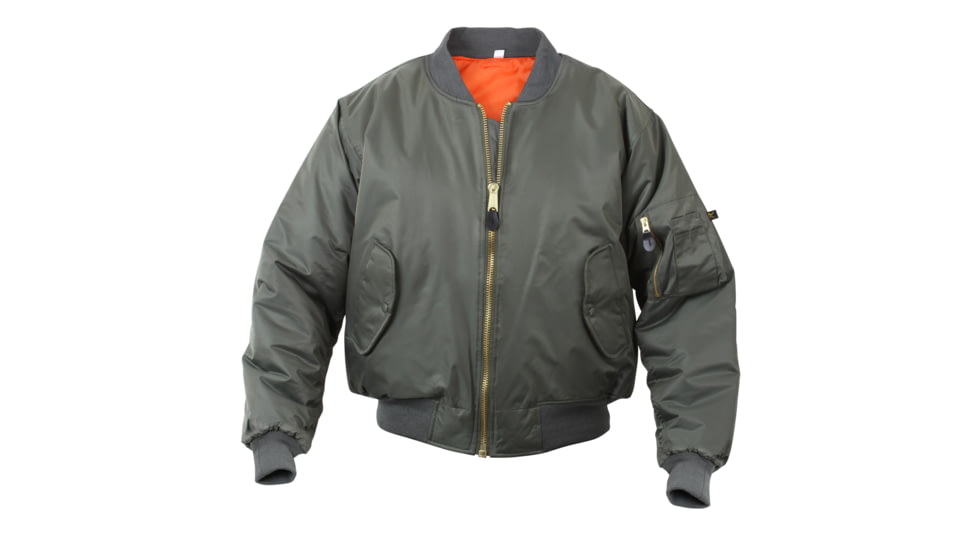 Rothco MA-1 Flight Jacket, Navy Blue, 2XS, 7325-NavyBlue-XXS