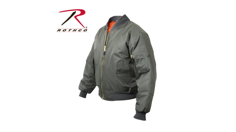 Rothco MA-1 Flight Jacket, Navy Blue, 2XS, 7325-NavyBlue-XXS