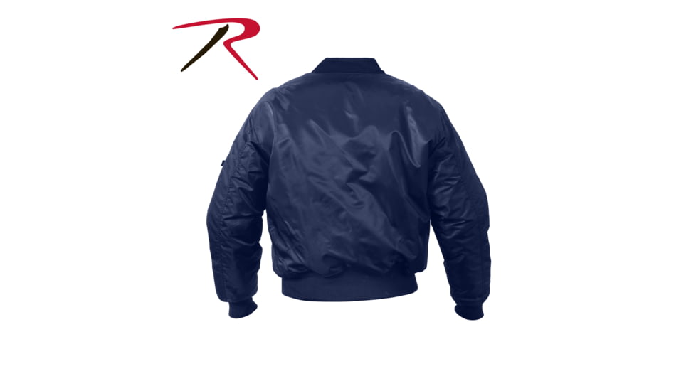 Rothco MA-1 Flight Jacket, Navy Blue, 2XS, 7325-NavyBlue-XXS