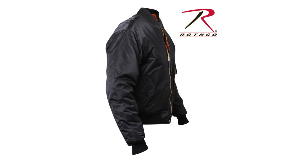 Rothco MA-1 Flight Jacket, Navy Blue, 2XS, 7325-NavyBlue-XXS