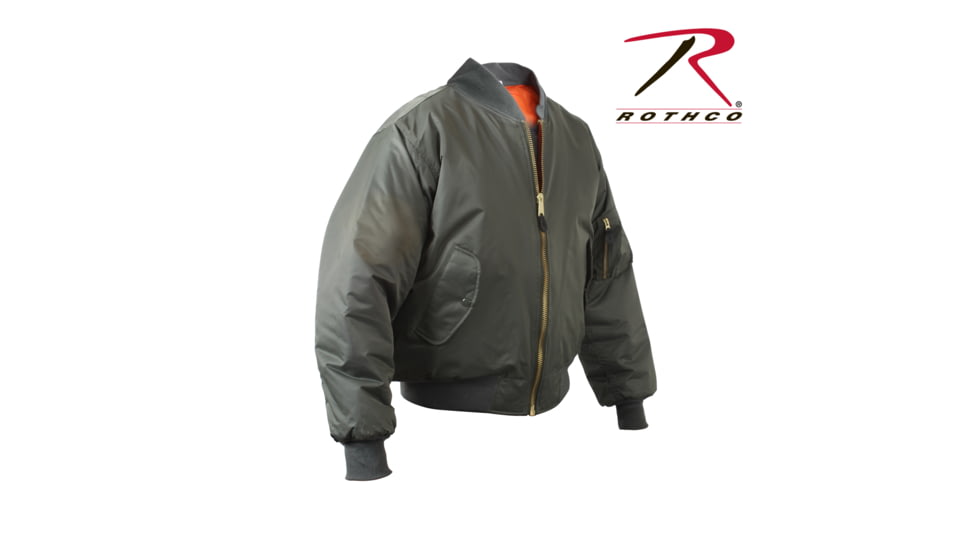 Rothco MA-1 Flight Jacket, Navy Blue, 2XS, 7325-NavyBlue-XXS