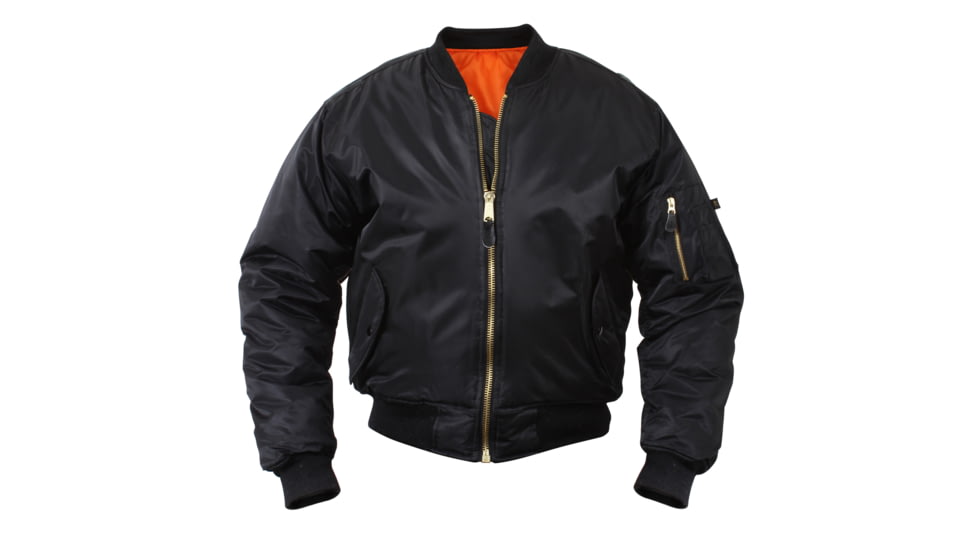 Rothco MA-1 Flight Jacket, Navy Blue, 2XS, 7325-NavyBlue-XXS