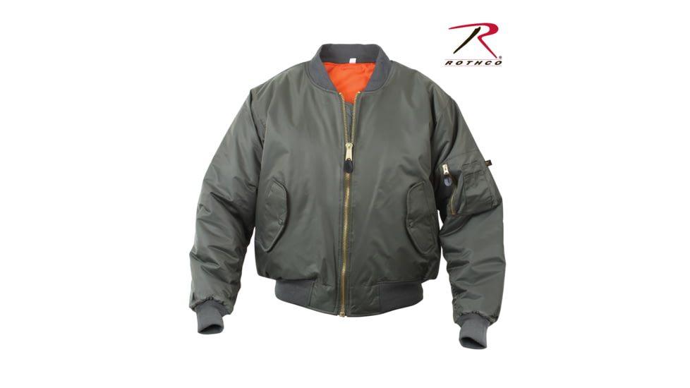 Rothco MA-1 Flight Jacket, Navy Blue, 2XS, 7325-NavyBlue-XXS