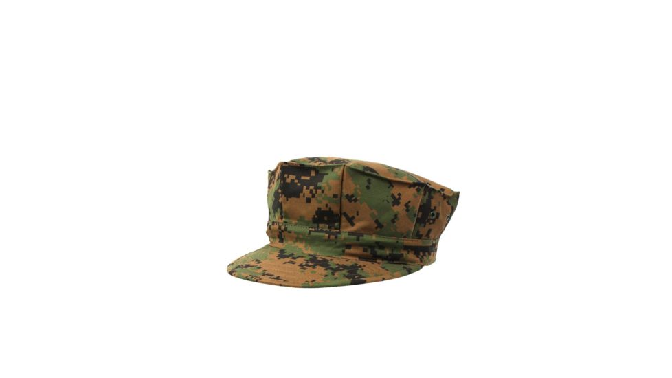 Rothco Marine Corps Poly/Cotton Cap With Out Emblem, Woodland Digital Camo, Extra Small, 5663-WoodlandDigitalCamo-XS