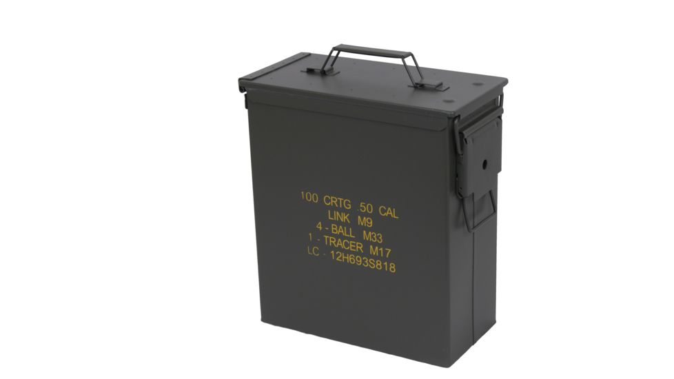Rothco Mil Spec Ammo Cans, .50 Caliber Tall, 2108-.50CaliberTall