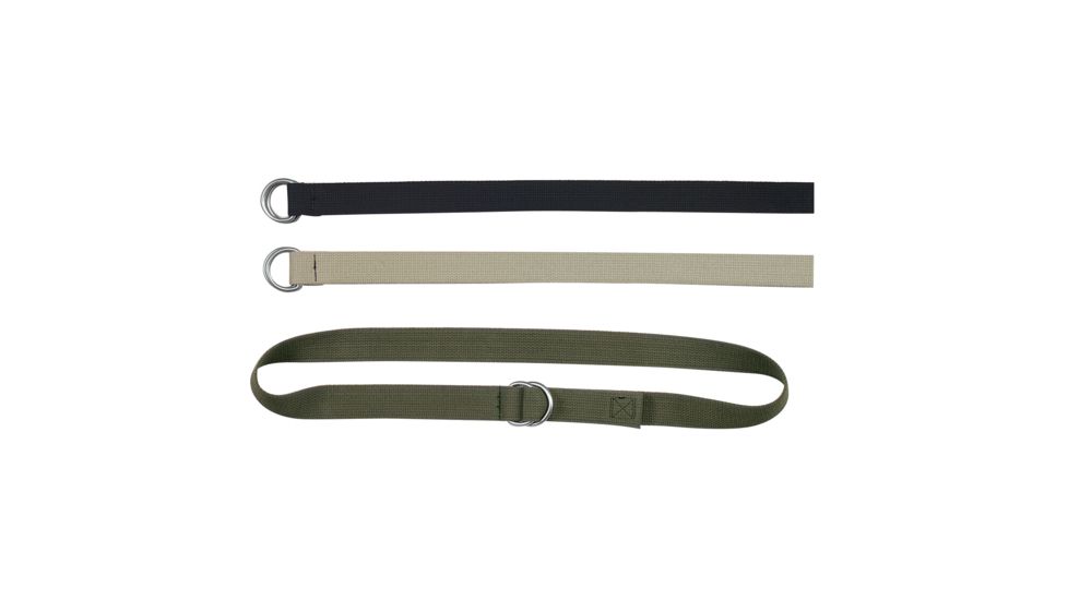 Rothco -Military D-Ring Expedition Belt, Black, M, 4174-Black-M