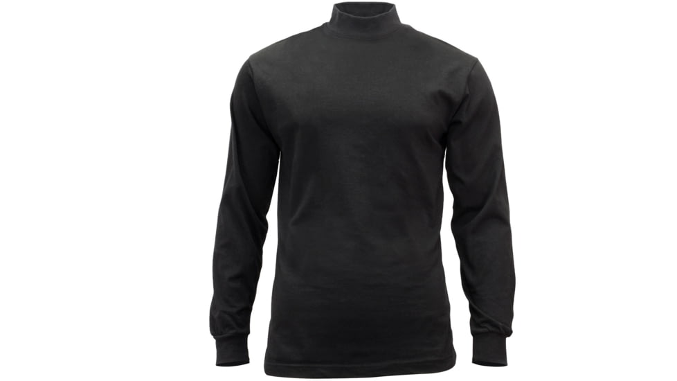 Rothco Mock Turtleneck, Black, 4XL, 3519