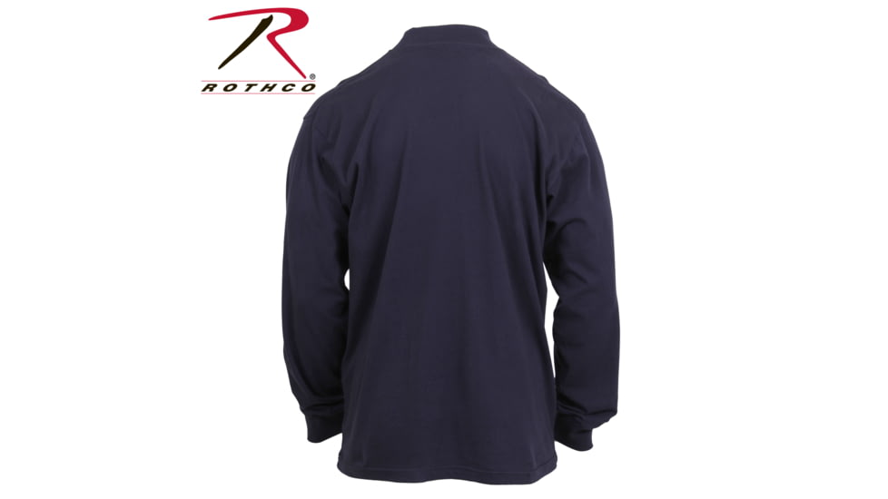 Rothco Mock Turtleneck, Midnight Navy Blue, S, 3400-MidnightNavyBlue-S