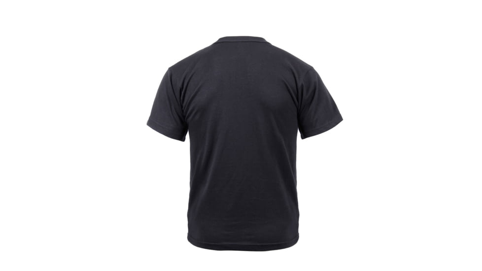 Rothco Moisture Wicking T-Shirts, Black, L, 9590-Black-L