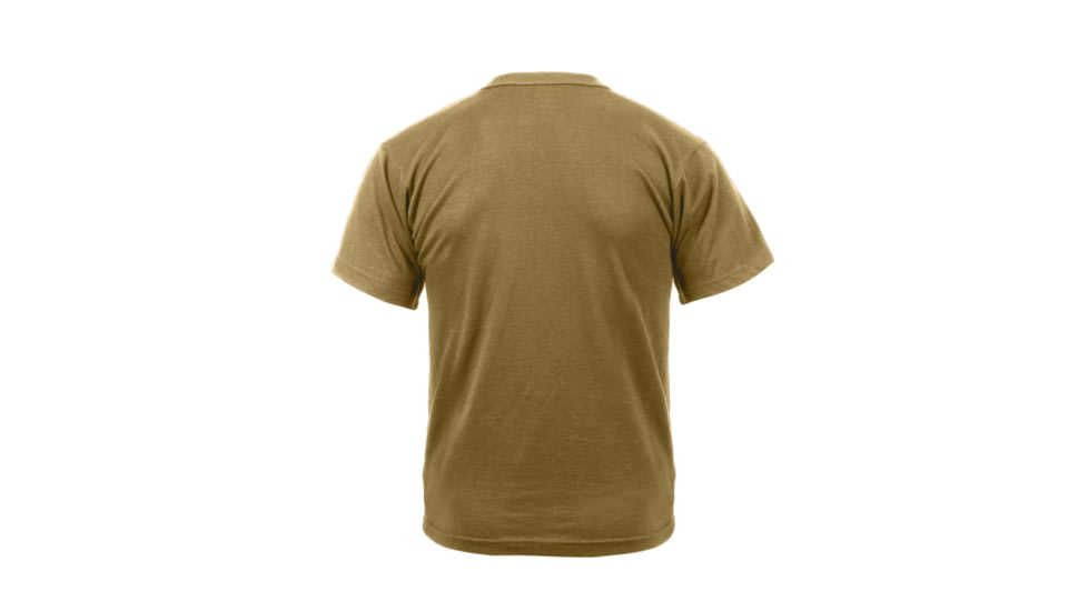 Rothco Moisture Wicking T-Shirts, Brown, L, 9574-Brown-L