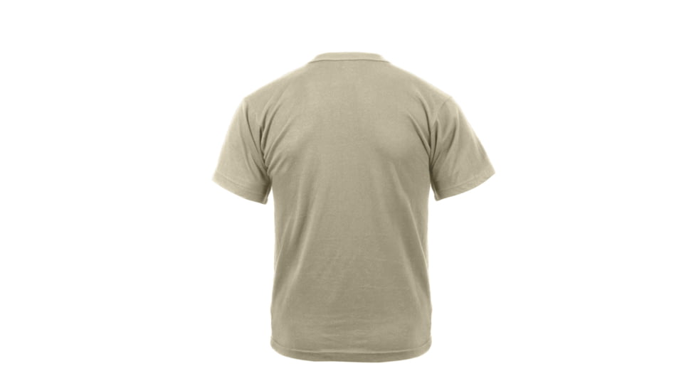 Rothco Moisture Wicking T-Shirts, Desert Sand, Small, 9580-DesertSand-S