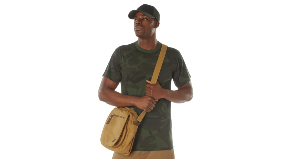 Rothco Moisture Wicking T-Shirts - Mens, L, Camo, 12325-MidnightWoodlandCamo-L