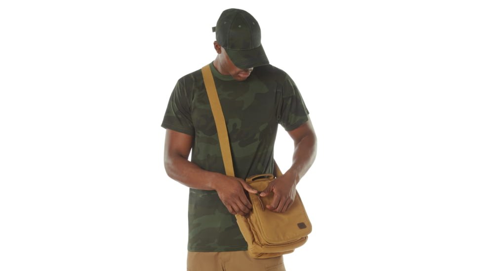 Rothco Moisture Wicking T-Shirts - Mens, L, Camo, 12325-MidnightWoodlandCamo-L