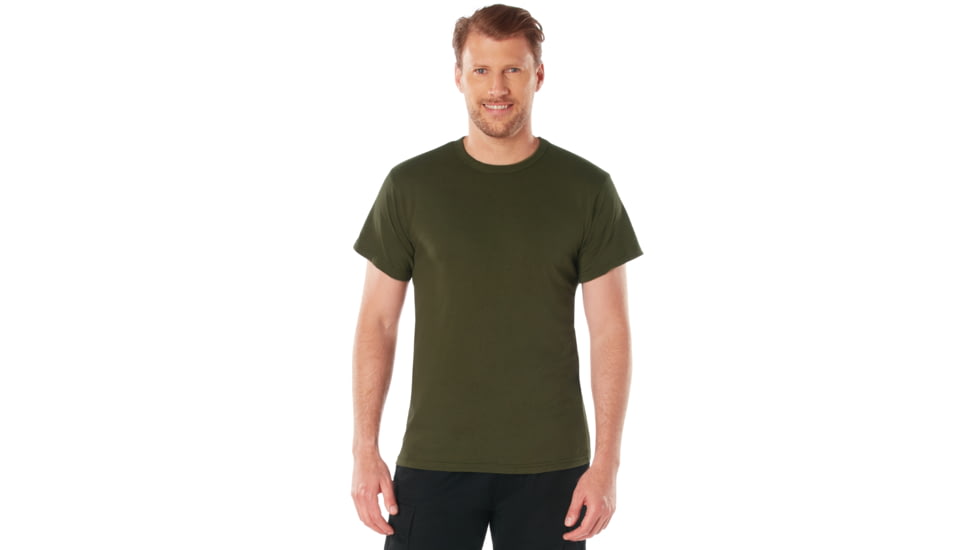 Rothco Moisture Wicking T-Shirts, Olive Drab, XL, 9505-OliveDrab-XL
