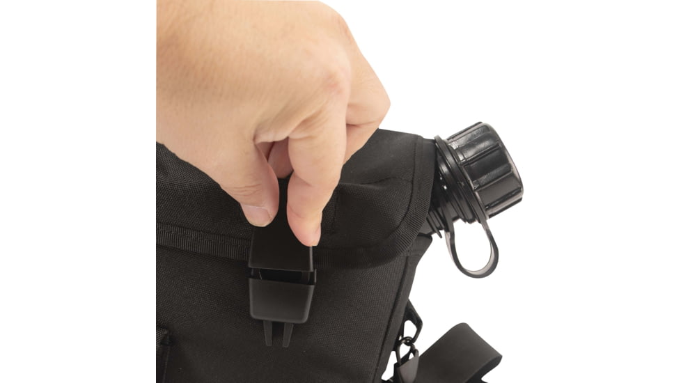 Rothco MOLLE 2 QT. Bladder Canteen Cover, Black, 12871-Black