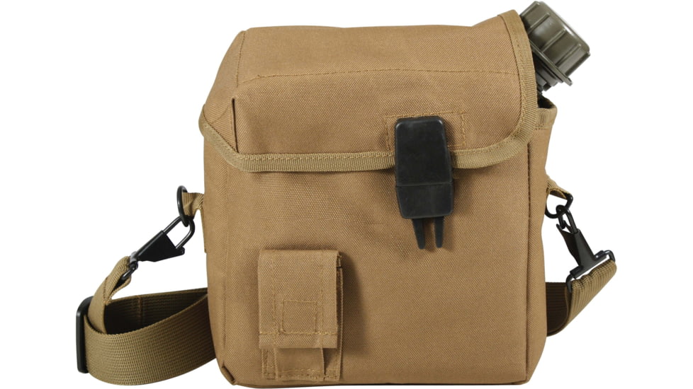 Rothco MOLLE 2 QT. Bladder Canteen Cover, Coyote Brown, 1287-CoyoteBrown