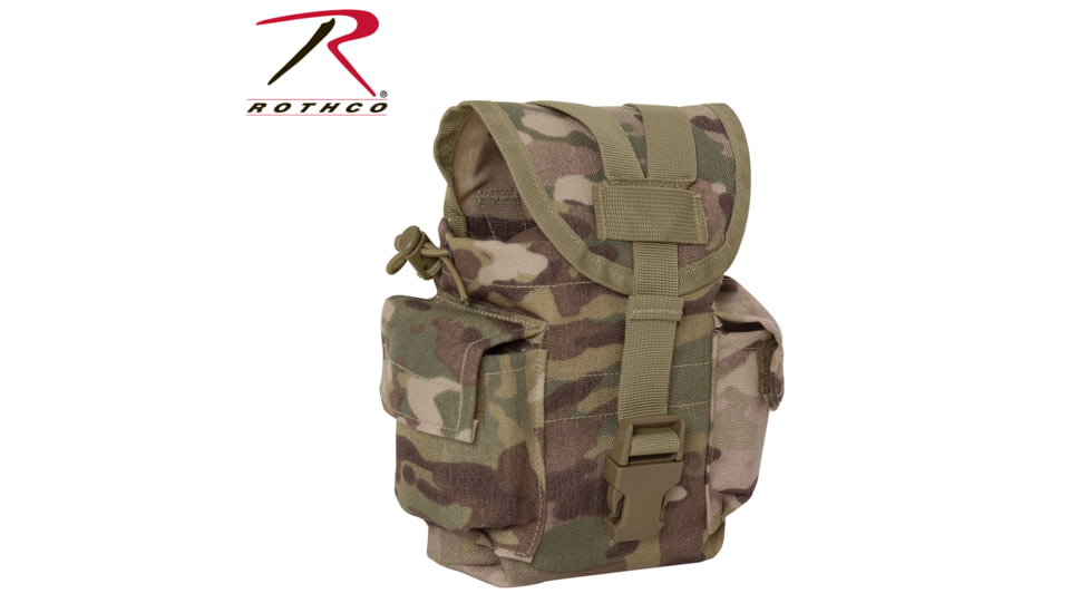 Rothco MOLLE II Canteen &amp; Utility Pouch, MultiCam, 40024-MultiCam